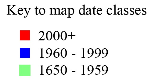 Key to map date classes