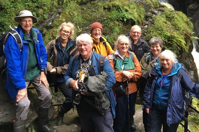 Shropshire lichen group visiting Cumbria
