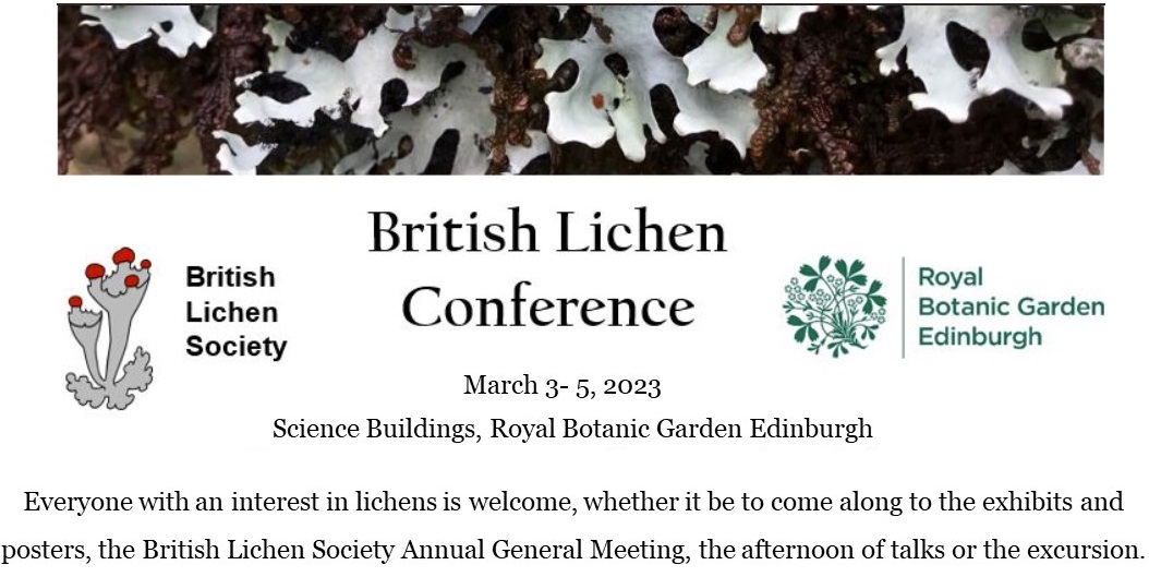 British Lichen Conference and BLS AGM 2023