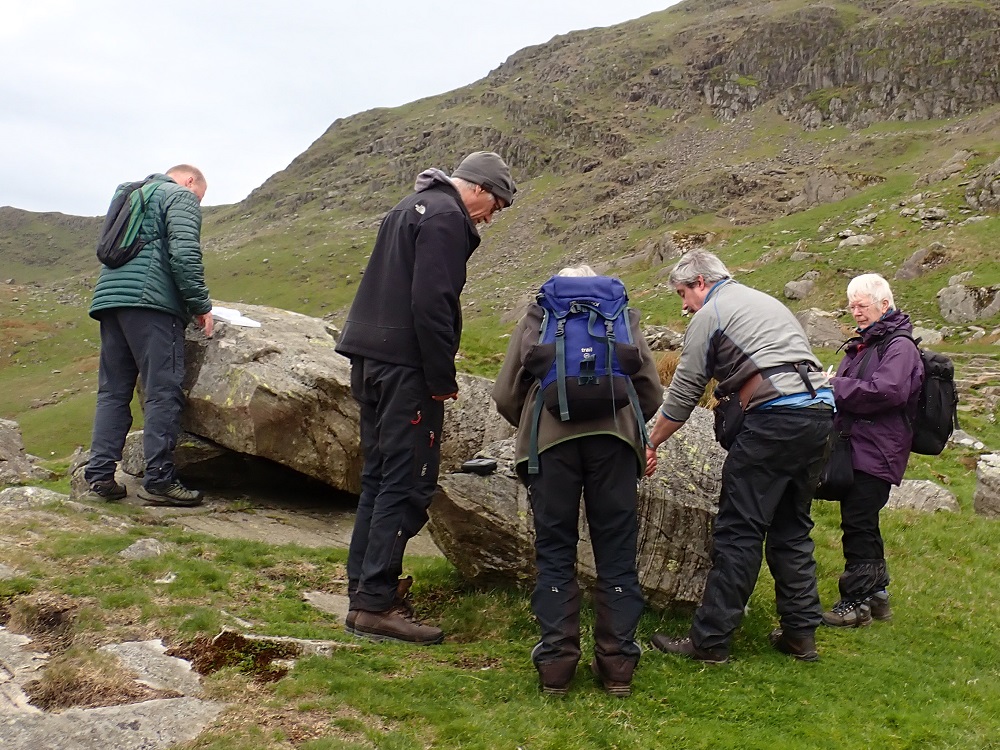 Cumbria Lichen Group training at Kirkstone - Pete Martin