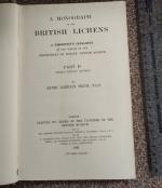 A Monograph of the British Lichens